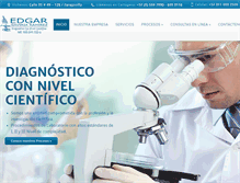 Tablet Screenshot of laboratorioclinicoedgargaviria.com